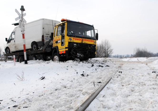 Lubelskie: Jechali wprost pod pociąg