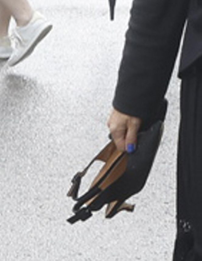 Gabriela Muskała boso na pogrzebie Joanny Kołaczkowskiej