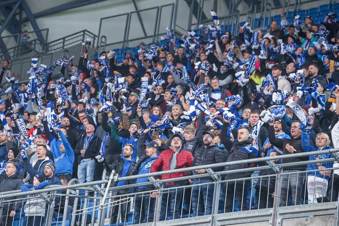 Lech Poznań - Motor Lublin. Kibice na meczu PKO BP Ekstraklasy