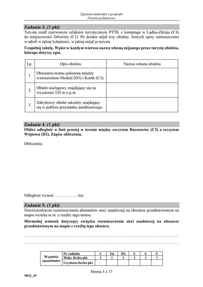 Matura 2018 - Geografia poziom podstawowy. Arkusze egzaminacyjne, stara matura