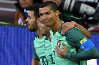 Cristiano Ronaldo po golu na 1:0 z Rosją w Pucharze Konfederacji
