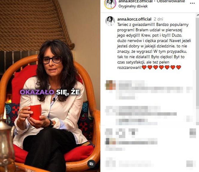  Anna Korcz szczerze o "Tańcu z Gwiazdami". Prawda w końcu ujrzała światło dzienne