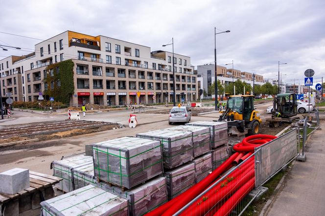 Budowa tramwaju do Wilanowa na kilka tygodni przed otwarciem