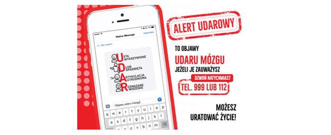 Jacek Rozenek i organizatorzy kampanii STOP UDAROM wysyłają do Polaków  ALERT UDAROWY