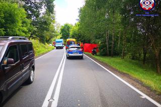 Łódzkie: Tragiczny wypadek w Teofilowie. Nie żyje 33-letni motocyklista