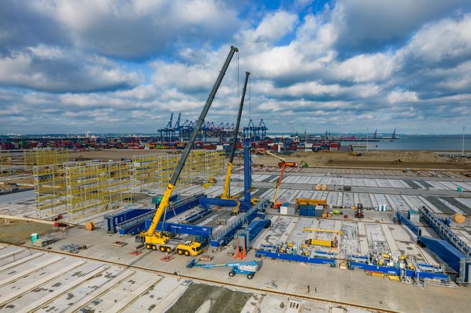 Tak wygląda, będący jeszcze w budowie, Terminal T3 Baltic Hub