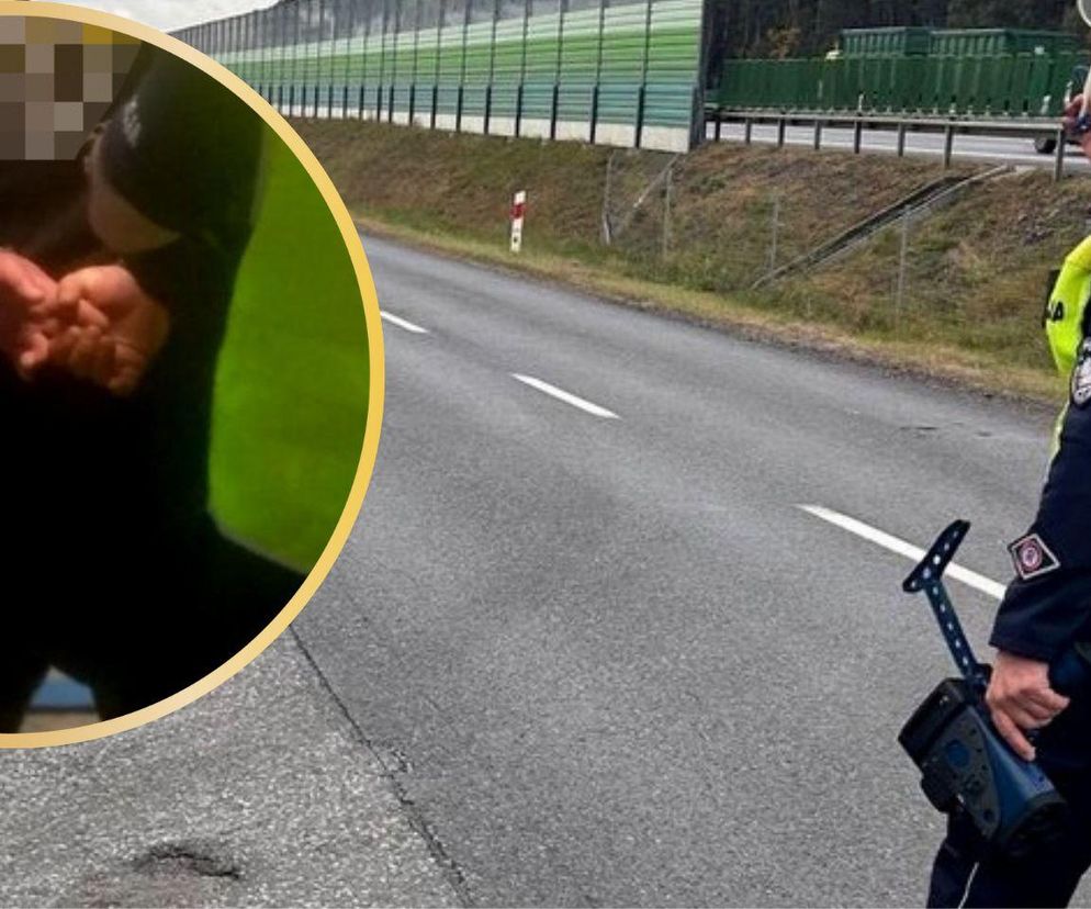 Policjant po służbie wypatrzył go w aucie na pasie obok. Ruszył za nim trasą S5 pod Bydgoszczą