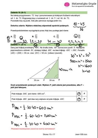 Egzamin ósmoklasisty matematyka 2025: ODPOWIEDZI, arkusze CKE [14.05.2025]