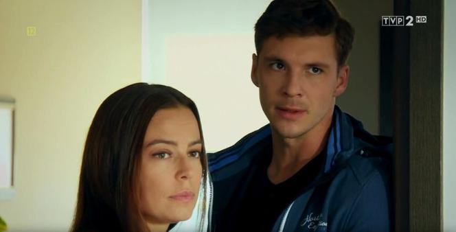 M jak miłość, odcinek 1379. Marcin (Mikołaj Roznerski), Magda (Anna Mucha)