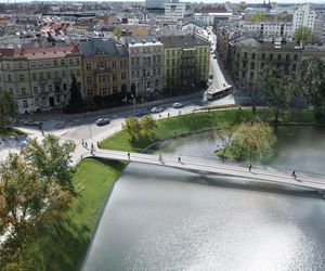 Wizualizacje Kładki Łąbędziej we Wrocławiu