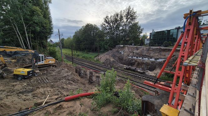 Postępują prace na olsztyńskim Tracku. Powstaje m.in. nowoczesny wiadukt