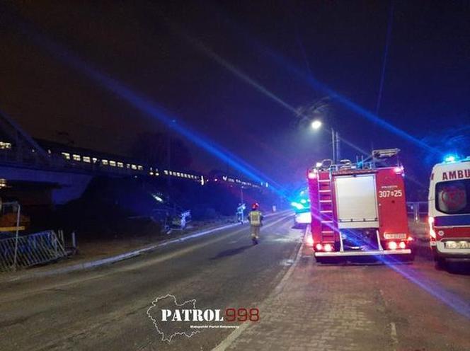 Potrącenie na torowisku w Krakowie