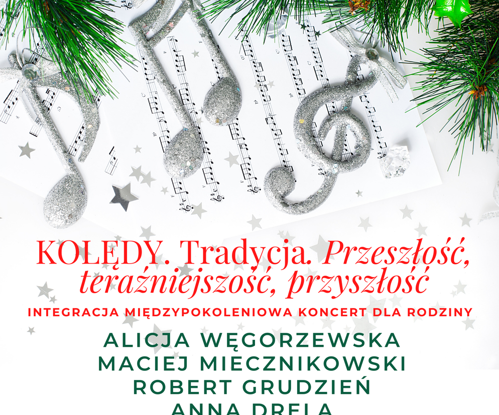 Koncert kolęd - plakat wydarzenia