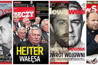 Okładki tygodników: 19-25 czerwca: Hejter Wałęsa i Błaszczak na wojnie z Owsiakiem