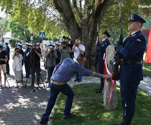 Racibórz: Odsłonięto obelisk poświęcony tragicznie zmarłemu asp. Michałowi Kędzierskiemu