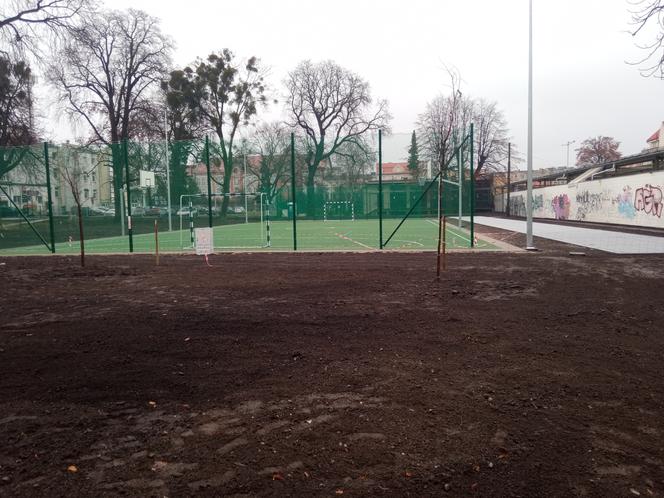 Postępy prac na boisku przy SP nr 17 w Grudziądzu