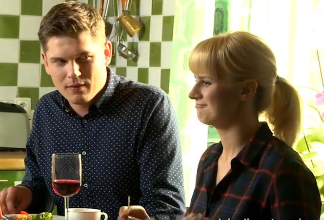 M jak miłość, odcinek 1466: Sonia (Barbara Wypych), Janek (Tomas Kollarik)