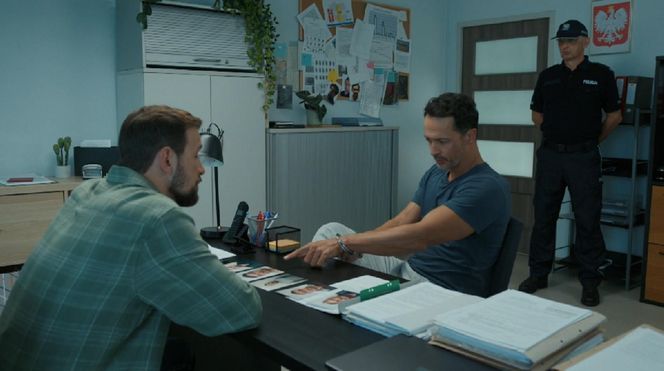 Barwy szczęścia, odcinek 3122. Kodur (Oskar Stoczyński), Mariusz (Rafał Cieszyński)