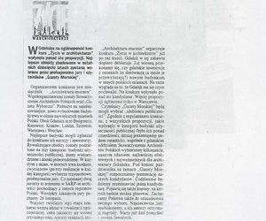 Który budynek okaże się najładniejszy? Gazeta Morska nr 240, 13.10.1999