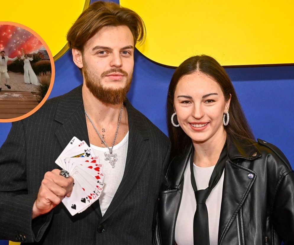 Influencer zaskoczył spektakularną sztuczką na swoim weselu. Fani: ile to ćwiczyłeś?
