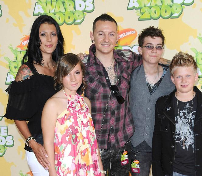 Chester Bennington z rodziną