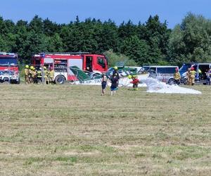 Groźne zdarzenie z udziałem awionetki na lotnisku pod Kołobrzegiem. Służby w akcji