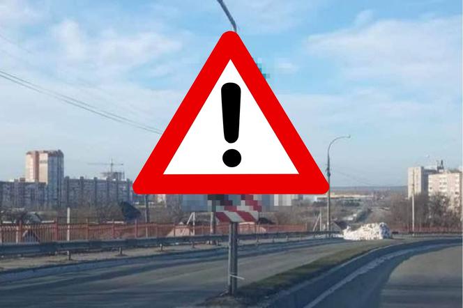 Przerażający znak drogowy w Zaporożu. To ostrzeżenie dla Rosjan [FOTO]