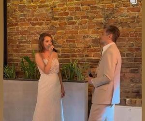 Sasha Strunin - ślub