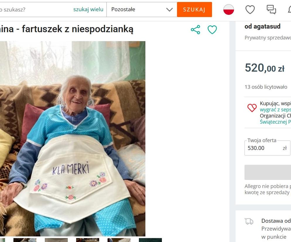 Najstarsza wolontariuszka w Polsce znowu gra z WOŚP. To, co przekazała na licytację, jest wyjątkowe