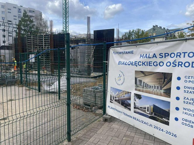 Nowa hala sportowa powstaje na Białołęce (wrzesień 2025)