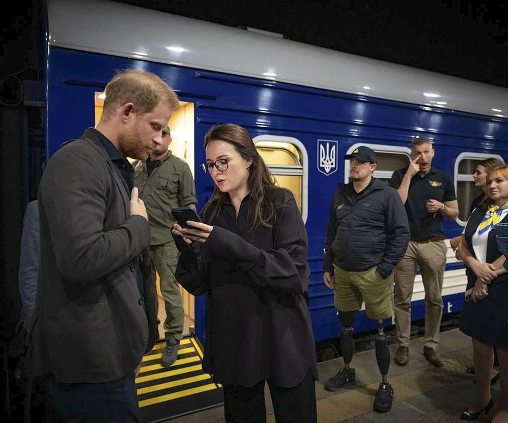 Książę Harry odwiedza Ukrainę.