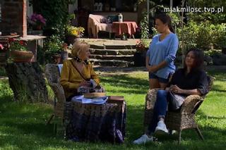 M jak miłość odcinek 1686: Magda (Anna Mucha), Marysia (Małgorzata Pieńkowska), Kisielowa (Małgorzata Rożniatowska)