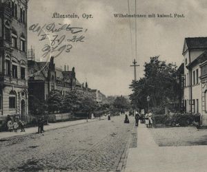 To jeden z piękniejszych budynków w Olsztynie. Od ponad 100 lat mieści się tam poczta