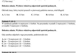 Egzamin gimnazjalny 2018 - część matematyczna