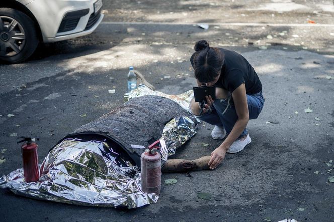 Miasto Sumy na Ukrainie.