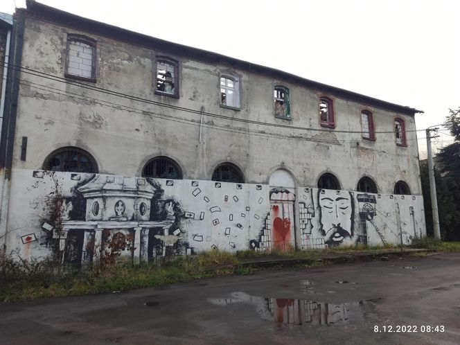 Historyczne budynki przy ul. Portowej w Mysłowicach