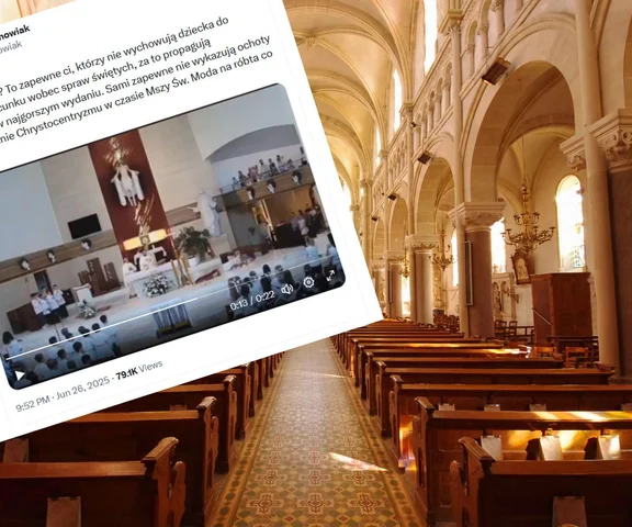 Dziecko nabroiło podczas mszy. Ksiądz się nie popisał