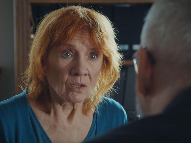 M jak miłość, odcinek 1868: Pani Ola (Ewa Kolasińska), Werner (Jacek Kopczyński)