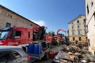 Strażacy z Warszawy w akcji w Lądku-Zdroju