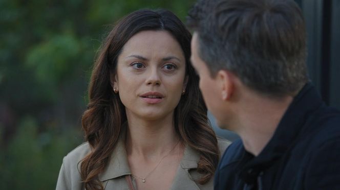 M jak miłość odc. 1880. Mariusz (Mateusz Mosiewicz), Kasia (Paulina Lasota)