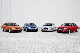 Audi A4 obchodzi jubileusz 20 lat produkcji - GALERIA wszystkich generacji