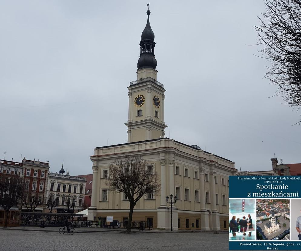 Dziś w Ratuszu w Lesznie kolejne „Spotkanie z mieszkańcami”