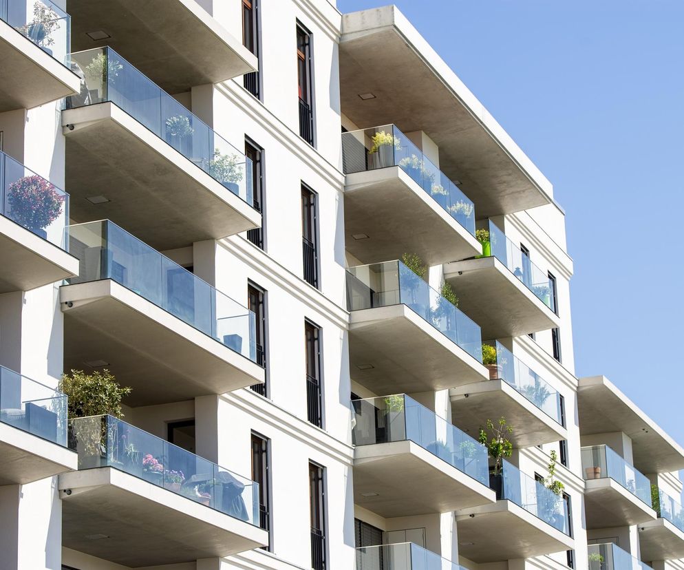 Balkon w budynku wielorodzinnym