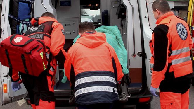 przez jeża miała wypadek