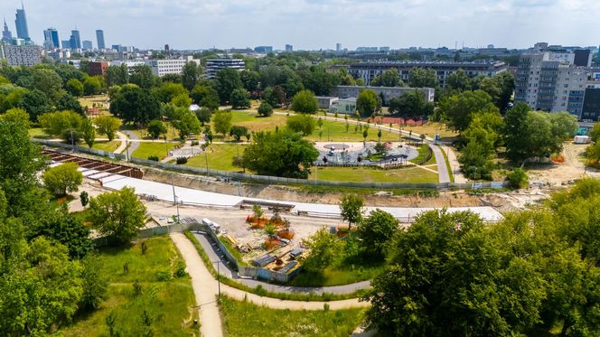 Budowa tramwaju do Dworca Zachodniego od strony Ochoty