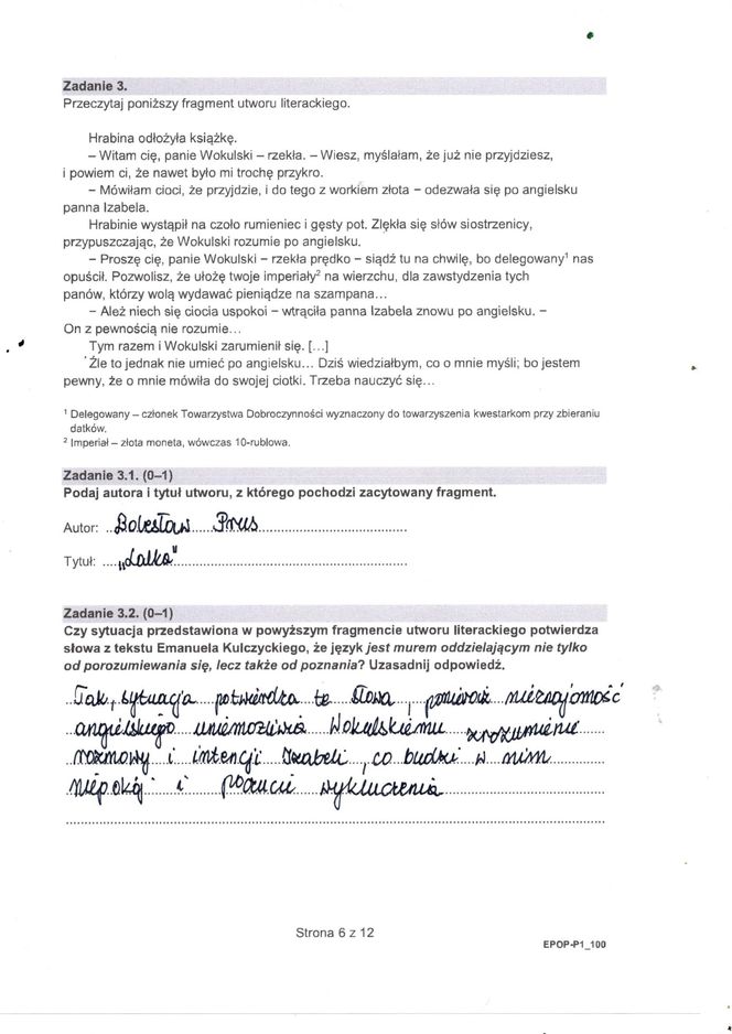 Matura 2025: polski 5.05.2025. Arkusze CKE i odpowiedzi. Poziom podstawowy 1 i 2 część [Formuła 2015]