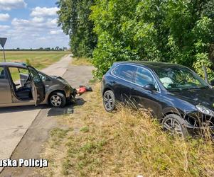 21-letni wrocławianin kradzionym porsche staranował radiowóz