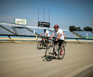 Rowerowa stolica Polski na stadionie 