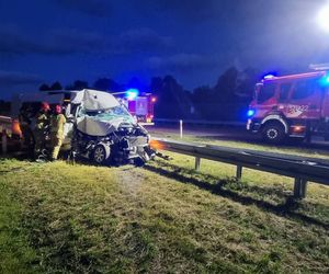 Poważny wypadek na S17 w kierunku Warszawy