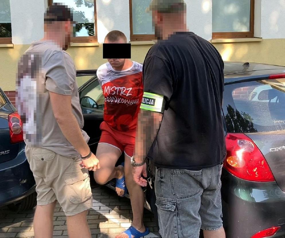 Recydywista zaatakował 21-latka w centrum Torunia. Został zatrzymany przez policję